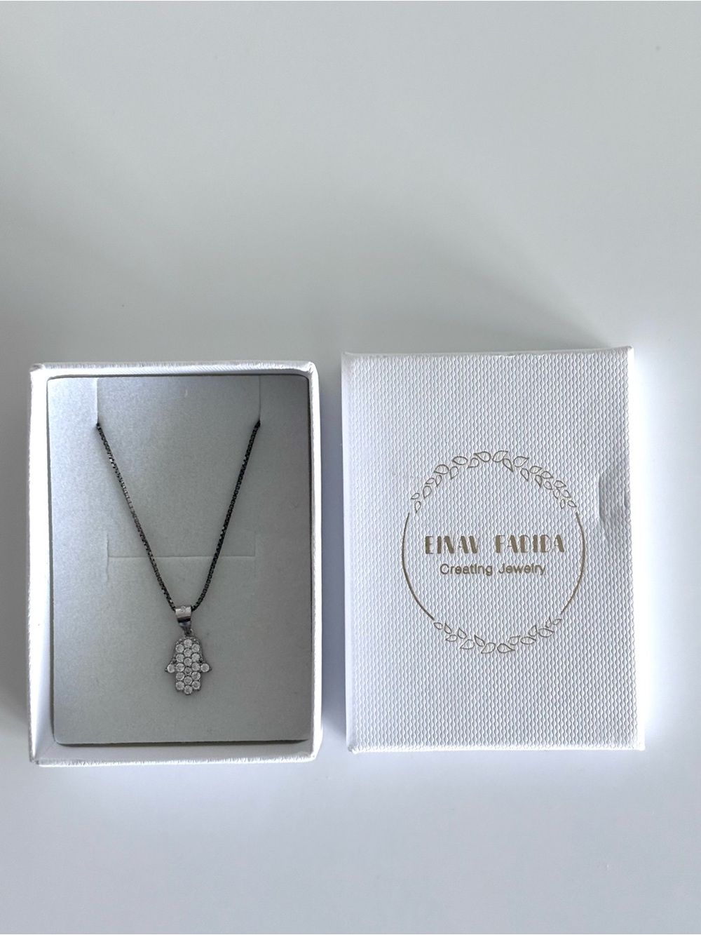 New 925 sterling silver hamsa necklace
